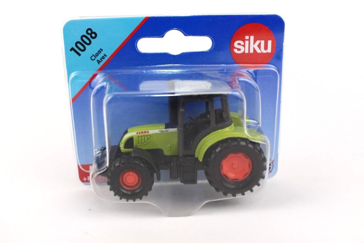 Siku 1008 – Claas Ares Traktor Spielzeug Mit Drehbaren Rädern & Abnehmbarer Kabine
