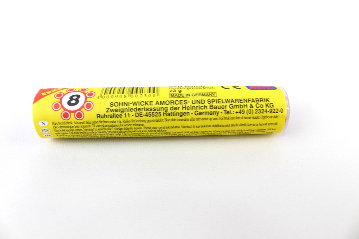 Sohni Wicke 0230 Amorces 8 Schuss Ringmunition