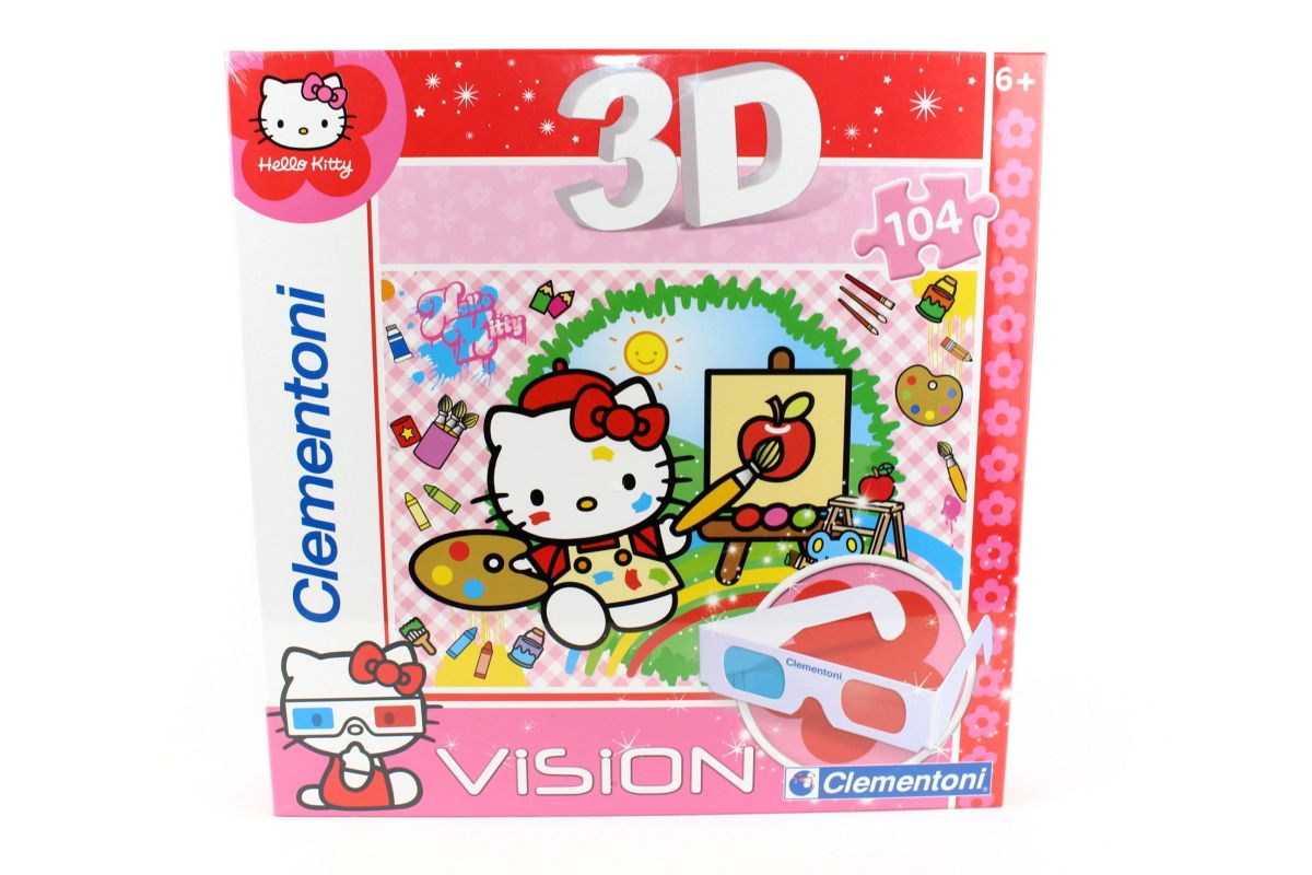 Clementoni Puzzle - 3D Hello Kitty, Künstlerin