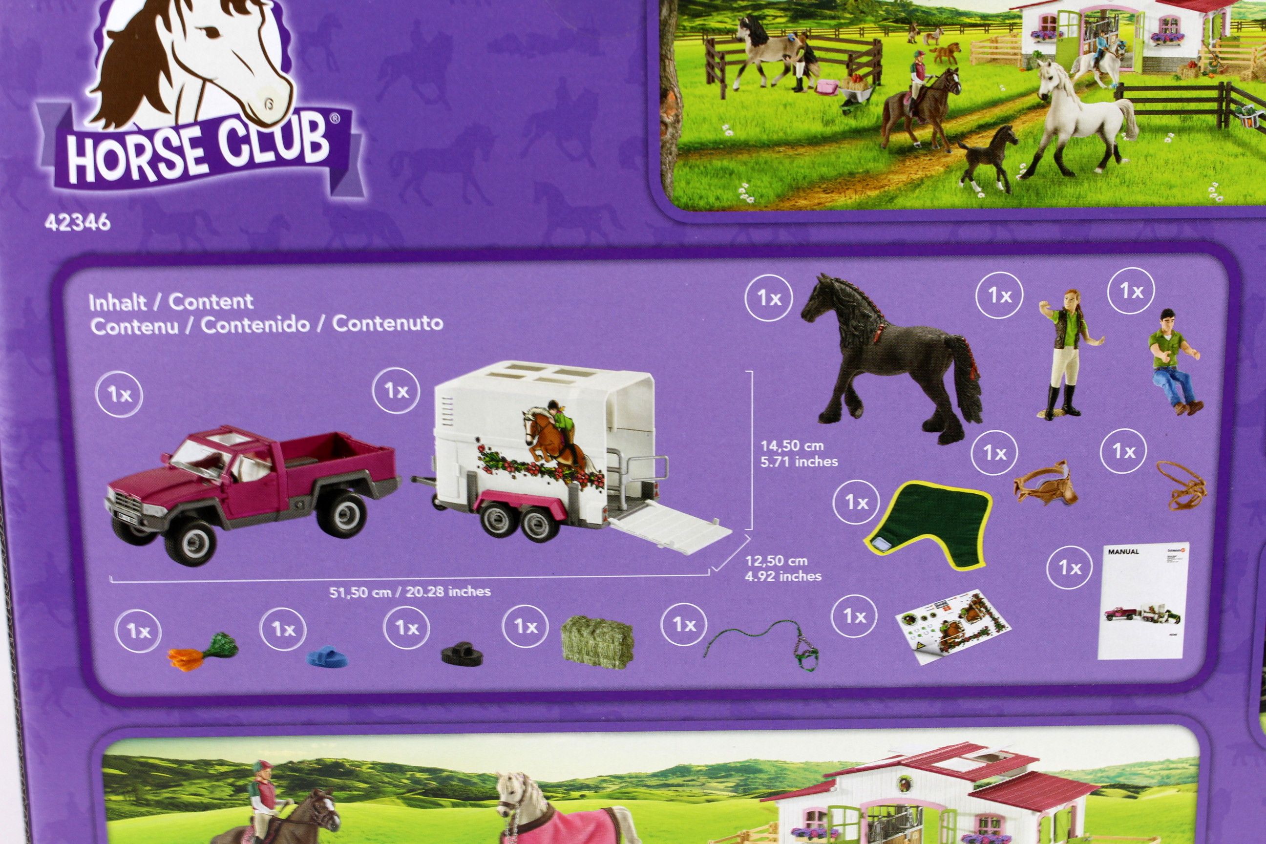schleich pick up mit pferdeanhänger