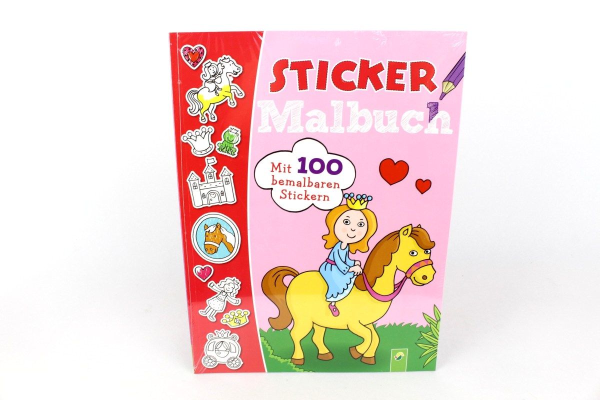 Sticker Malbuch, Prinzessin