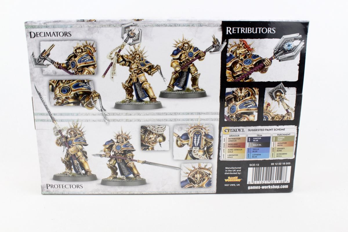 Warhammer Age Of Sigmar Stormcast Eternals Paladins Retributors – Tabletop Miniatures Set
