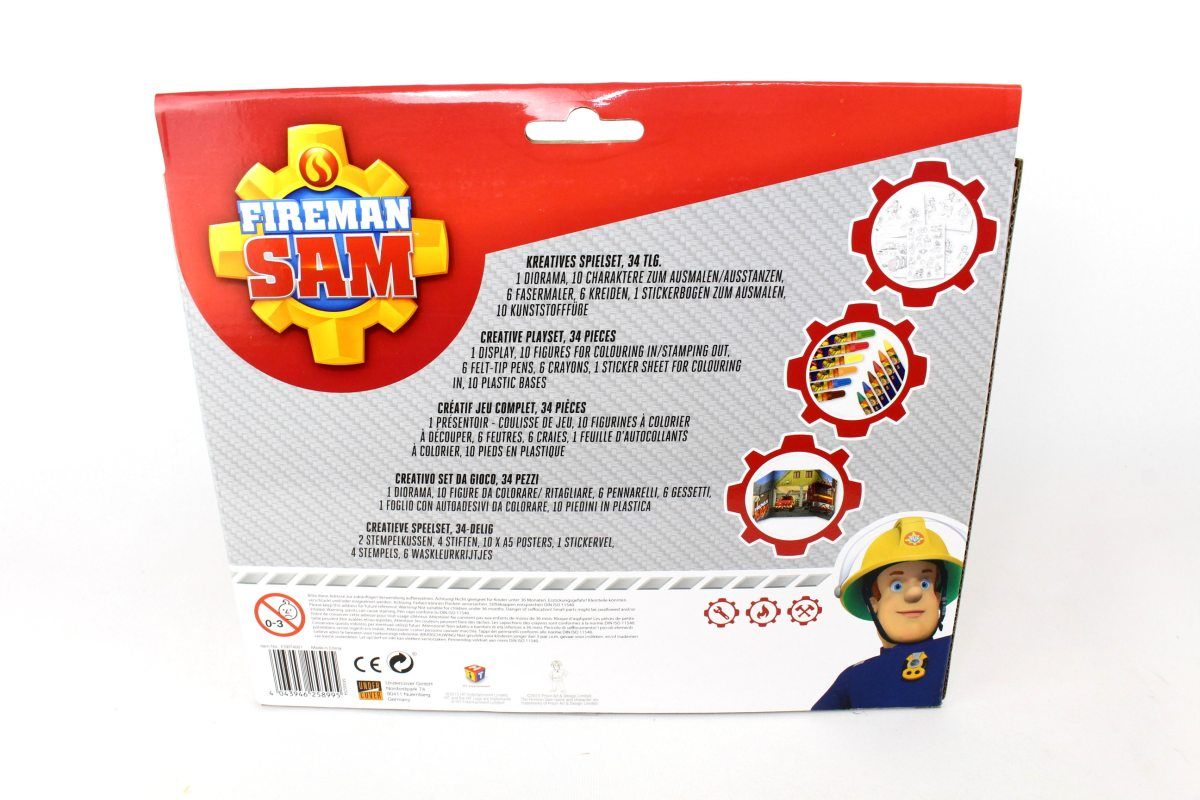 Feuerwehrmann Sam, Kreatives Mal und Spieleset