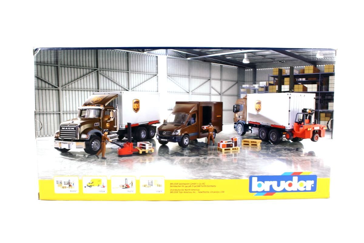 Bruder Ersatzteil Hecktüren Hecktür für MB Sprinter 02538 43547 UPS braun 